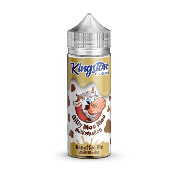 BANOFFEE PIE MILKSHAKE E LIQUID KINGSTON SILLY MOO MOO 100ML 70VG