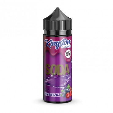 GRAPE FIZZ E LIQUID KINGSTON 50/50 SODA 100ML 50VG