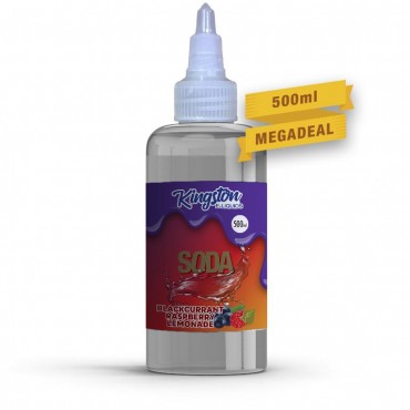 BLACKCURRANT RASPBERRY LEMONADE E LIQUID KINGSTON SODA 500ML 70VG