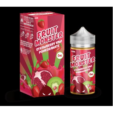 STRAWBERY KIWI POMEGRANATE E LIQUID BY  FRUIT MONSTER 100ML 75VG