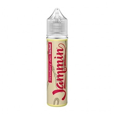 STRAWBERRY JAM SORBET E LIQUID BY JAMMIN VAPE CO 50ML 70VG