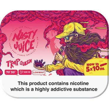 TRAP QUEEN E LIQUID BY NASTY JUICE - TDP MULTIPACK 5 X 10ML 70VG