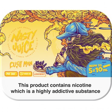 CUSH MAN E LIQUID BY NASTY JUICE - TDP MULTIPACK 5 X 10ML 70VG