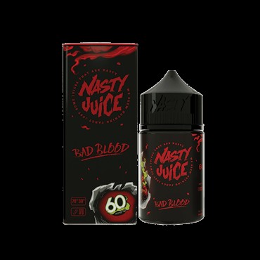 BAD BLOOD E LIQUID BY NASTY JUICE - 50ML SHORTFILL 50ML 70VG