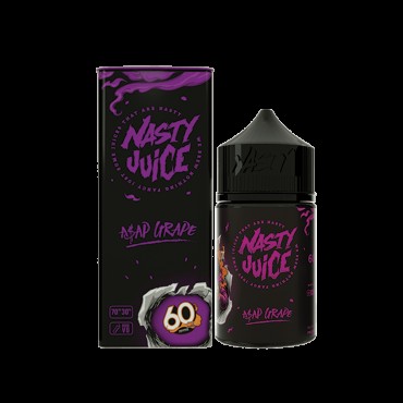 A$AP GRAPE E LIQUID BY NASTY JUICE - 50ML SHORTFILL 50ML 70VG