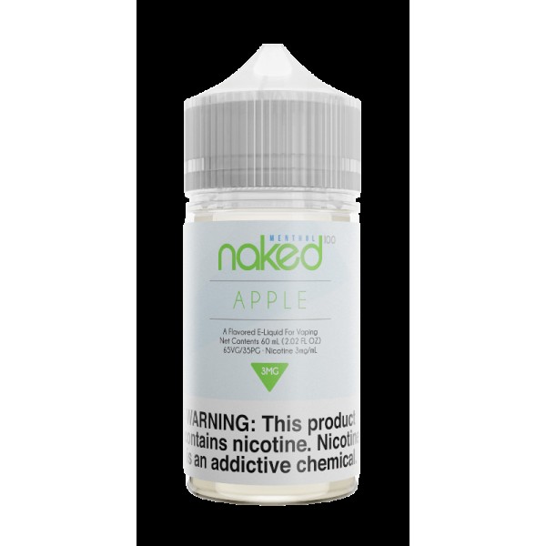 APPLE (FORMERLY APPLE COOLER) E LIQUID BY NAKED 100 - MENTHOL 50ML 70VG