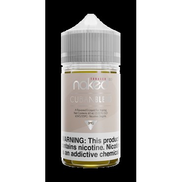 CUBAN BLEND E LIQUID BY NAKED 100 - TOBACCO 50ML 70VG