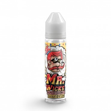 RASPBERRY AND WHITE CHOCOLATE POPCORN E LIQUID BY MR WICKS 50ML 70VG