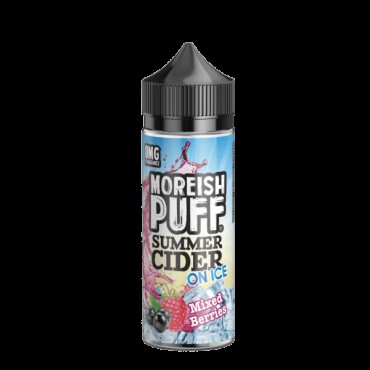 MIXED BERRIES E LIQUID BY MOREISH PUFF - SUMMER CIDER ON ICE 100ML 70VG