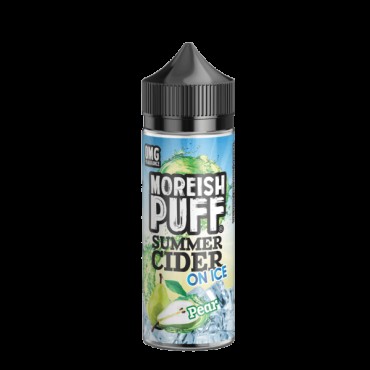 PEAR E LIQUID BY MOREISH PUFF - SUMMER CIDER ON ICE 100ML 70VG