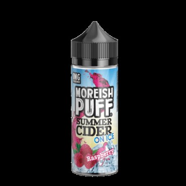 RASPBERRY E LIQUID BY MOREISH PUFF - SUMMER CIDER ON ICE 100ML 70VG