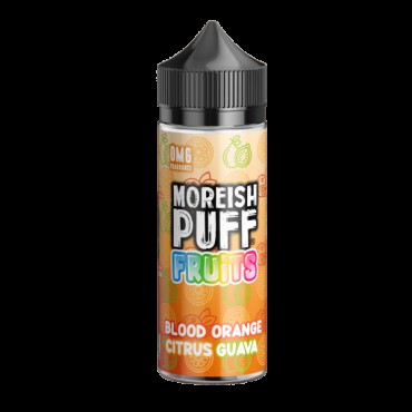 BLOOD ORANGE CITRUS GUAVA E LIQUID BY MOREISH PUFF - FRUITS 100ML 70VG