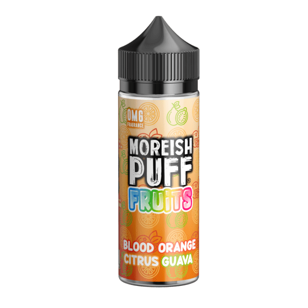 BLOOD ORANGE CITRUS GUAVA E LIQUID BY MOREISH PUFF - FRUITS 100ML 70VG