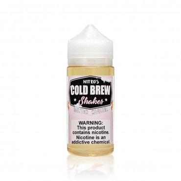 SALTED CARAMEL E LIQUID BY NITROS COLD BREW SHAKES 100ML 70VG