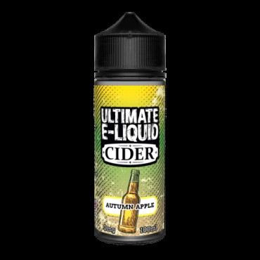 AUTUMN APPLE E LIQUID BY ULTIMATE E-LIQUID - CIDER 100ML 70VG