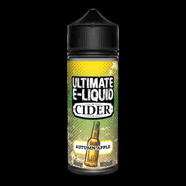 AUTUMN APPLE E LIQUID BY ULTIMATE E-LIQUID - CIDER 100ML 70VG