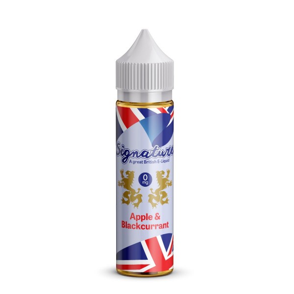 APPLE & BLACKCURRANT E LIQUID BY SIGNATURE 50ML 50VG