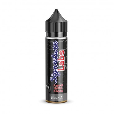 BLACK A E LIQUID BY SIGNATURE LABS 50ML 80VG