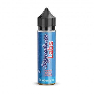 BLUEBERRY ICE E LIQUID BY SIGNATURE LABS 50ML 80VG