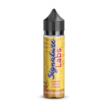 LEMON DRIZZLE CAKE E LIQUID BY SIGNATURE LABS 50ML 80VG