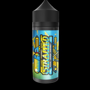 COOL LEMON SHERBET E LIQUID BY STRAPPED 100ML 70VG