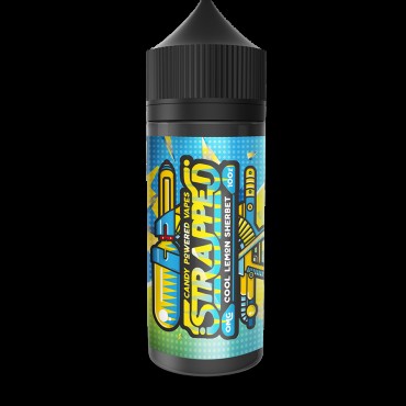 COOL LEMON SHERBET E LIQUID BY STRAPPED 100ML 70VG