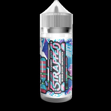 BUBBLEGUM DRUMSTICK ON ICE E LIQUID BY STRAPPED 100ML 70VG