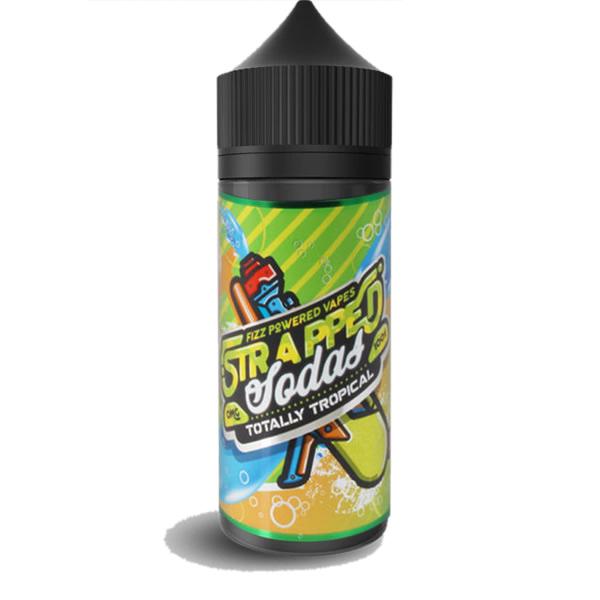 TOTALLY TROPICAL E LIQUID BY STRAPPED SODAS 100ML 70VG