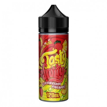 STRAWBERRY PINEAPPLE E LIQUID BY TASTY FRUITY 100ML 70VG