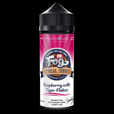 RASPBERRY WITH TIGER FLAKES CEREAL E LIQUID BY DR FOG 100ML 75VG