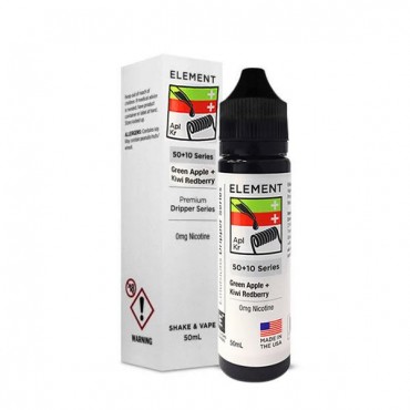 GREEN APPLE + KIWI REDBERRY BY ELEMENT 50ML 80VG