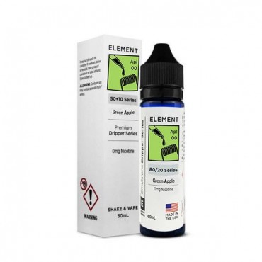 GREEN APPLE BY ELEMENT 50ML 80VG