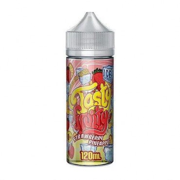 STRAWBERRY PINEAPPLE ICE E LIQUID BY TASTY FRUITY 100ML 70VG