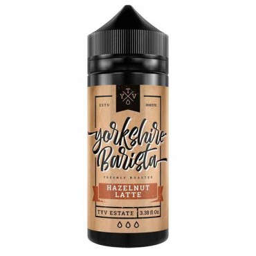 HAZELNUT LATTE E LIQUID BY YORKSHIRE BARISTA 100ML 70VG