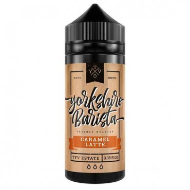 CARAMEL LATTE E LIQUID BY YORKSHIRE BARISTA 100ML 70VG