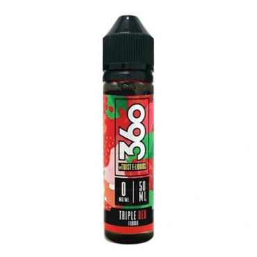 TRIPLE RED E LIQUID BY 360  TWIST E LIQUID 50ML 70VG