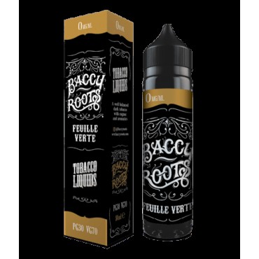 FEUILLE VERTE E LIQUID BY BACCY ROOTS - DOOZY VAPE 50ML 70VG