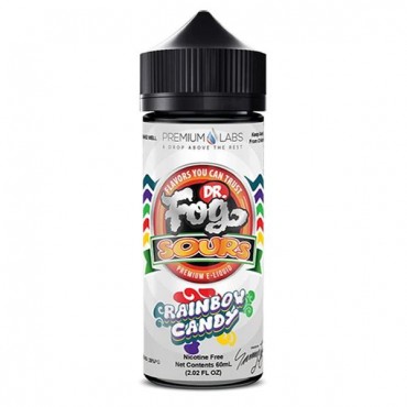 RAINBOW CANDY SOUR E LIQUID BY DR FOG 100ML 75VG