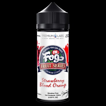 STRAWBERRY BLOOD ORANGE FRUITS E LIQUID BY DR FOG 100ML 75VG