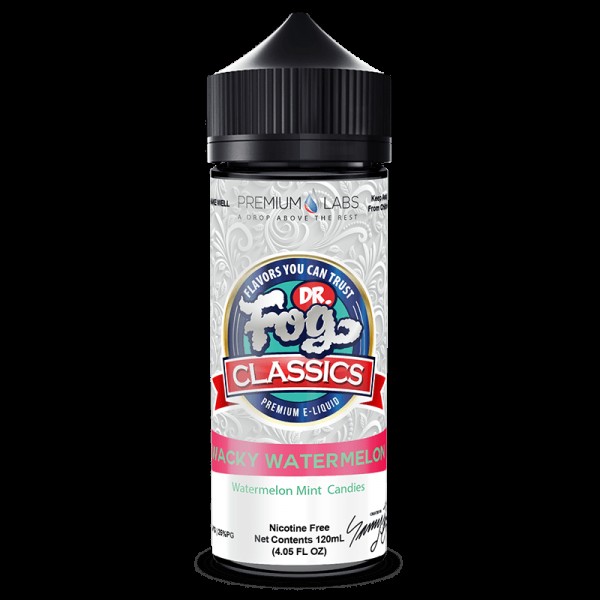 WACKY WATERMELON CLASSICS E LIQUID BY DR FOG 100ML 75VG