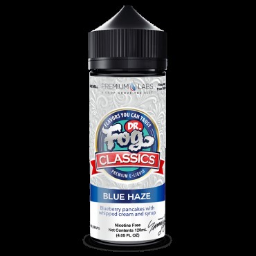 BLUE HAZE CLASSICS E LIQUID BY DR FOG 100ML 75VG