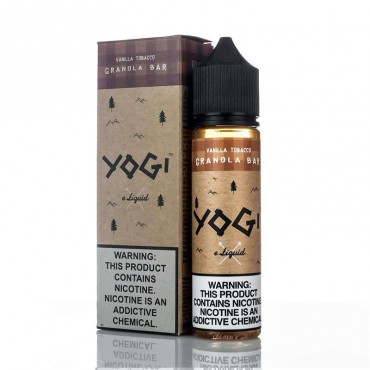 VANILLA TOBACCO E LIQUID BY YOGI GRANOLA BAR 50ML 70VG