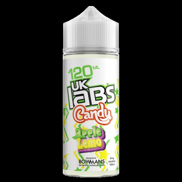 APPLE LEMO E LIQUID BY UK LABS - CANDY 100ML 70VG