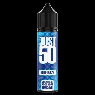 BLUE RAZZ E LIQUID BY JUST 50 50ML 70VG