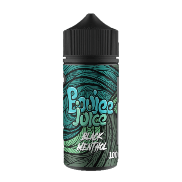 BLACK MENTHOL E LIQUID BY BOUJEE JUICE 100ML 70VG