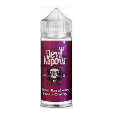 SWEET RASPBERRY & SOUR CHERRY E LIQUID BY DEVIL VAPOUR 50ML 70VG