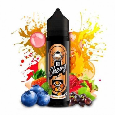 SUMMER FRUITS BUBBLEGUM E LIQUID BY CHEWY 50ML 80VG