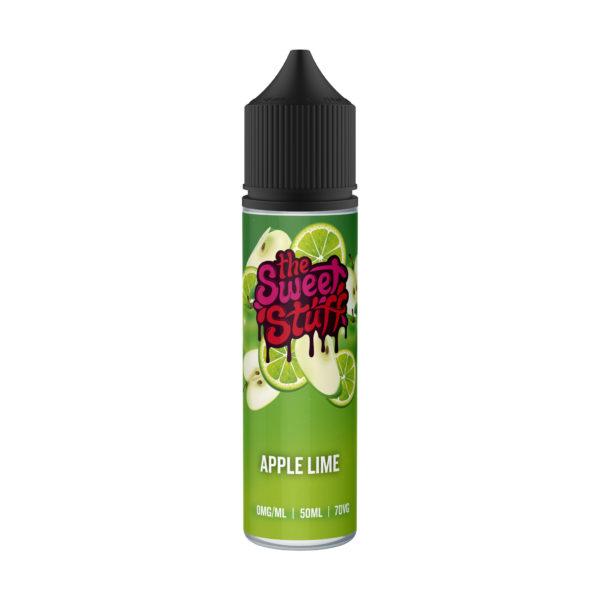 APPLE LIME E LIQUID BY THE SWEET STUFF 50ML 70VG