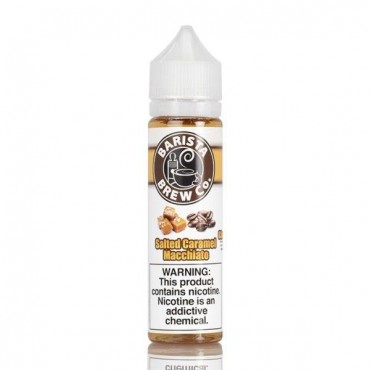 SALTED CARAMEL MACCHIATO E LIQUID BY BARISTA BREW CO 50ML 80VG