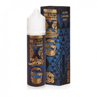 NO.24  X SERIES SALTED  CARAMEL MALT E LIQUID BY BEARD VAPE CO 50ML 70VG